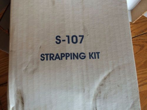 ULINE STRAPPING KIT S-107 POLYPROPYLENE, STRAPPING, CUTTER,METAL BUCKLES OPENED