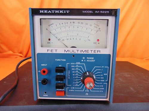Vintage HEATHKIT Model IM-5225 AC Voltmeter