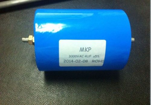 Mkp 4uf 3000v ac 6000v dc high voltage pulse large curren capacitor 3kv #1037 xh for sale