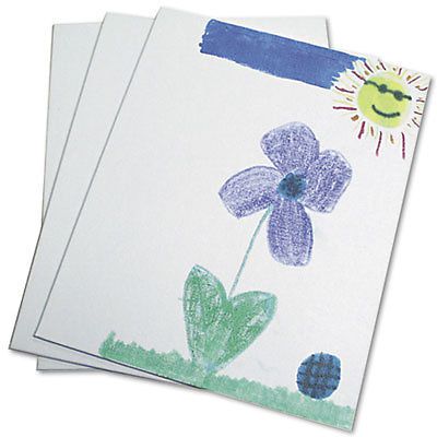Canvas Panel, 9 x 12 x 1/8, White, 3/Pack, Sold as 1 Package