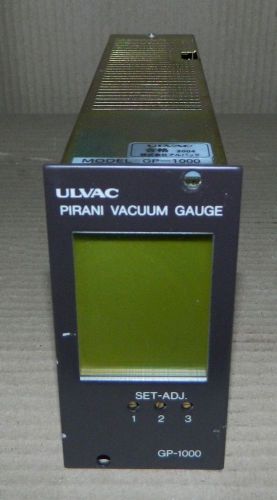 ULVAC GP-1000 PIRANI VACUUM GAUGE