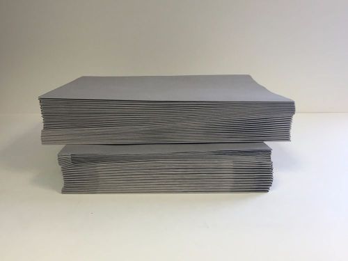 Lot of 2 oxford twin pocket folders, letter size, gray, 25 per lot (57505) for sale