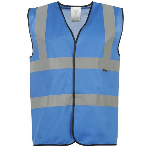 Dunlop coloured hi vis vest mens blue for sale