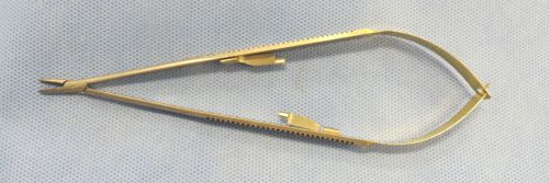Jarit 121-229 Microsurgical Needle Holders ungsten Carbide Inserts Serrated Jaws