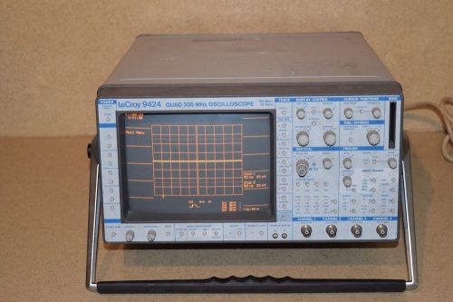Lecroy 9424 quad 350mhz oscilloscope 100 ms/s 10 gs/s (bb) for sale