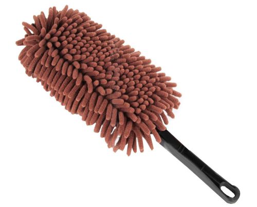 Car Cleaning Supplies Car Wash Brush Dust Removal Bust  - Brown