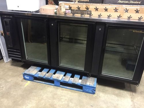 True TBB-4G-LD 90&#034; Glass Door Back Bar Refrigerator/Restaurant Equipment...