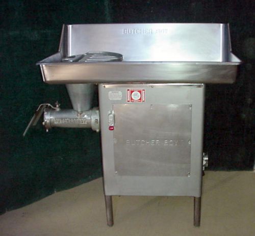 Butcher boy a42/hf meat mixer grinder with extra plates 5 hp 3ph. clean &amp; nice for sale