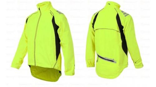 Ladies Endura Womens Laser Waterproof Jacket yellow high visibility vest RP$105