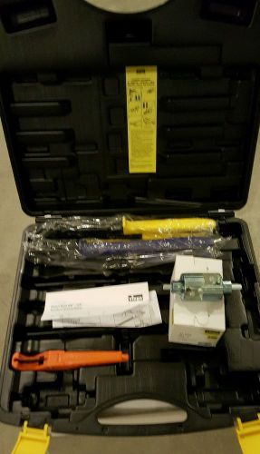 Viega 56000 pureflow 1/2 inch and 3/4 inch pex press tool set - bonus fostapex for sale