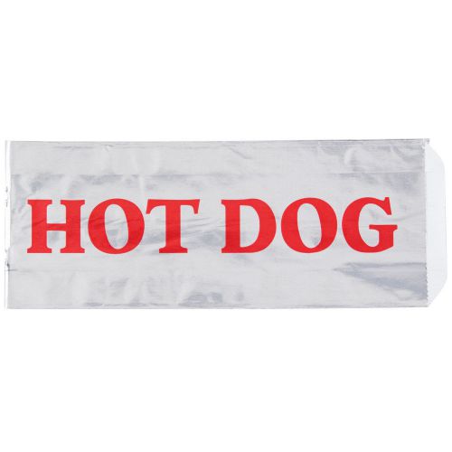 Hot dog hotdog foil bags for concession use 1000 case for sale