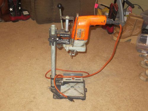 portable B &amp; D drill press stand press with drill
