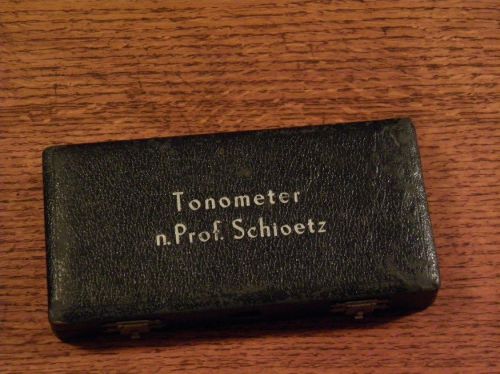 1954 Schiotz Tonometer Improved w/ Case