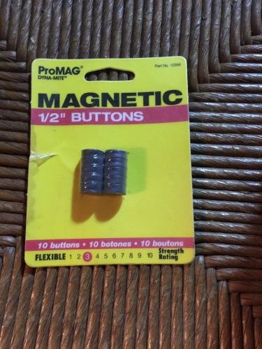 Magnum Magnetics Corp ProMAG 1/2&#034; Round Magnet 10-Pack