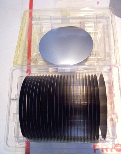111 Silicon Wafers 100MM 4&#034; Pc Chips Wafer Semiconductor data Dopant N Arsenic