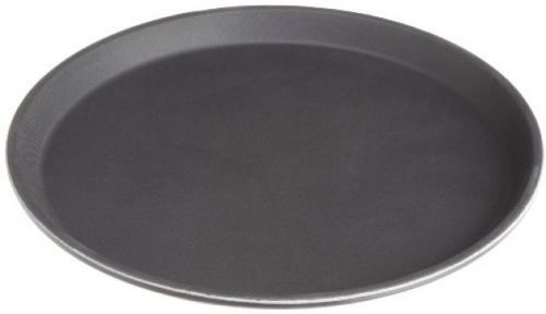 Serving tray Non Skid Rubber Lined 14-Inch Plastic Round Economy  plate bar