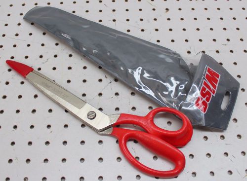 Wiss 22P Scissors 12&#034; Industrial Shear, Bent Handle, Cushion Grip