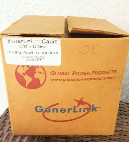 Generlink  Generlok Power Cord 20&#039; foot 30amp  cable L14-30A  L14-30