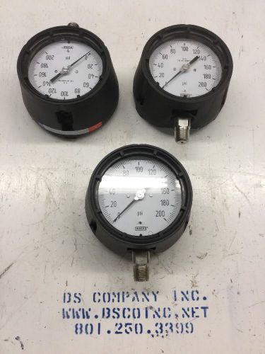 0-200 Psi Wika W/ 4&#034; Display, 1/2&#034; SS MNPT Connection NEW!