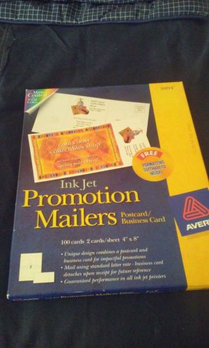 Avery 8894 Ink Jet Promotion Mailers Postcard with Business Card