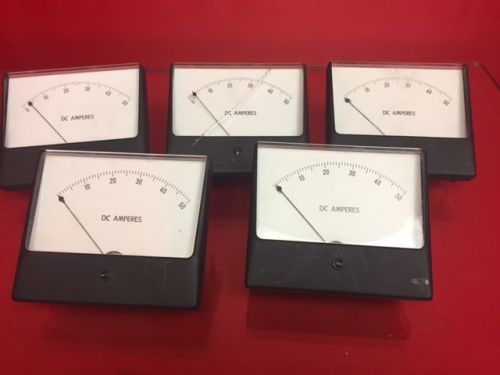 Simpson panel meter model 1329 dc amperes for sale