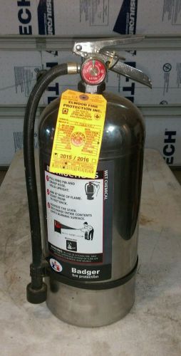 Badger Wet Chemical Commercial Kitchen Fire Extinguisher Model WC-100