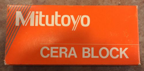 Mitutoyo CERA BLOCK .5 .7 IN Ceramic Rectangular Inspection Block Set