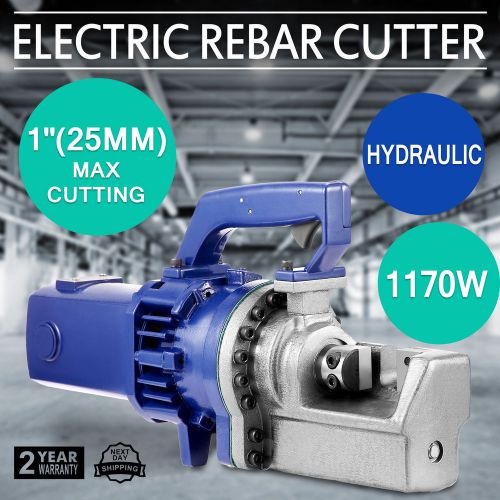 RC-25mm 1700W 1&#034; 8# Electric Hydraulic Rebar Cutter 5s-5.5s Steel Any Angle