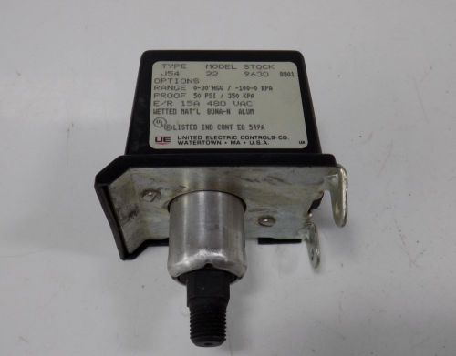 United electric controls pressure switch   j54 model 22 for sale