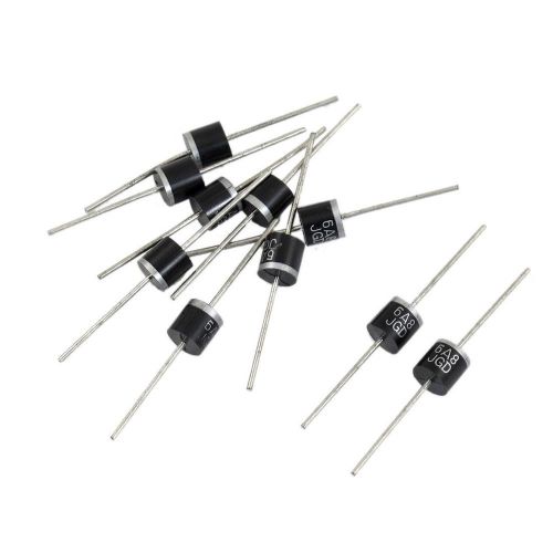 uxcell 10 Pcs 6A8 1000V 6A Polarized Rectifying Rectifier Diodes