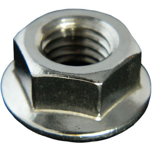 Stainless steel serrated flange hex lock nuts 3/8-16 qty 25 for sale