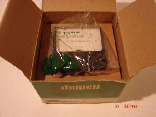 JEWELL PANEL INSTRUMENTS SIMPSON DC MICROAMPERES REPLACEMENT PART METER TOOL