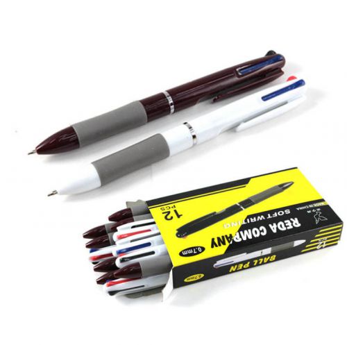 BLUE/RED/BLACK Fine 0.7mm Easy Glide Ballpoint Pen 1 BOX 12 PCS