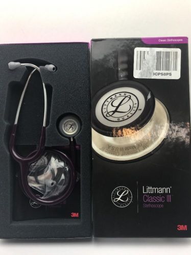 3m littmann classic iii stethoscope, plum tube, 27 inch, 5831 for sale