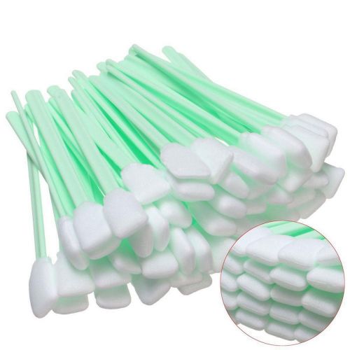50Pcs Foam Tipped Solvent Cleaning Swab For Inkjet Printer Swabs Camera Lens #12