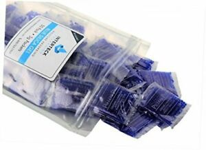5 Gram Silica Gel Packets - Blue 50 Pack Indicating Packets - [Blue to Pink]