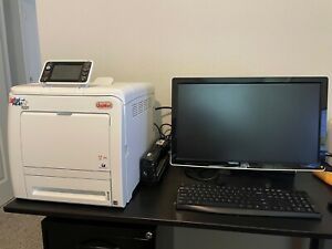 Uninet I550 White Toner Printer and Computer