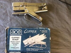 Vintage Ace Clippers 82 Stapling Pliers