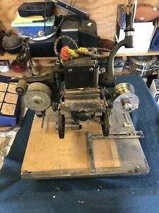 Roberts Cushman &amp; co . gold embossing machine tape or leaf working see des