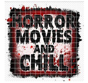 Sublimation Heat Transfer Design Horror Movies And Chill