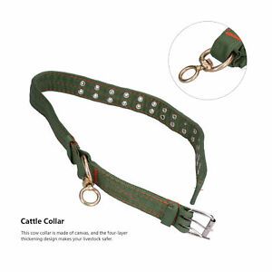 Cattle Collar Cow Hauling Collar Adjustable Length Neck Strap For MN
