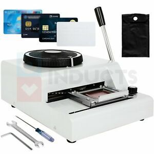 72 Character Manual Card Embosser Machine For PVC Card VIP ID Card Stample