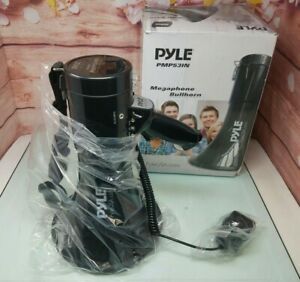 Pyle Megaphone Speaker PA Bullhorn - with Built-in Siren 50 Watts &amp; Adjustable