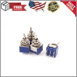 uxcell A15062200ux0651 2 Position 6Pins DPDT ON-Off Micro Mini Toggle Switch AC