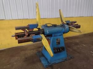 2,500 LB X 18&#034; COOPER WEYMOUTH NON POWERED DOUBLE END COIL REEL UNCOILER: STOCK