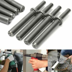 4Pcs Steel Air Rivet Hammer Sets + Coupped Bit For Pneumatic Bits, 4-5/8&#034; Long