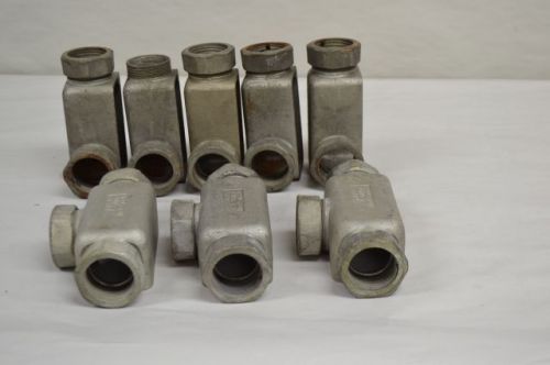 LOT 8 APPLETON ASSORTED T LL UNILETS CONDUIT BODY FITTING 1-1/4IN OUTLET D203905