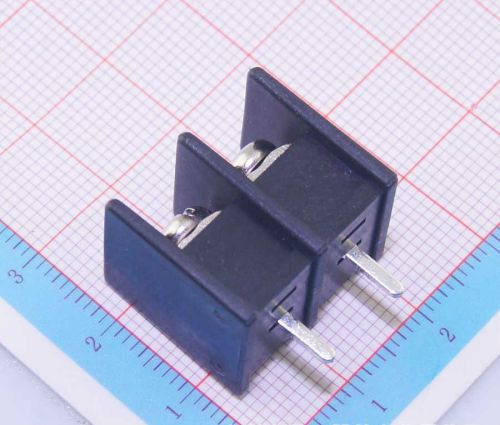 100pcs 2 pin / way 9.5mm pitch screw terminal block connector rohs  45c-b-2p for sale