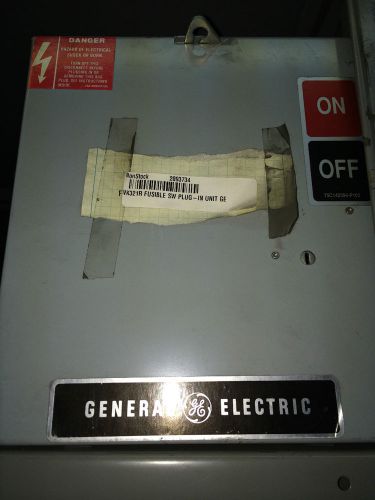 Fvk321r fusible switch plug ge for sale