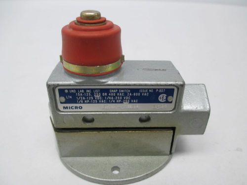 NEW MICRO SWITCH BZV6-2RN34 SNAP ACTION LIMIT SWITCH D287435